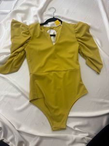 Brandnew Mustard Bodysuit