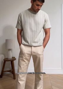 ZARA Knitted Striped Oversized T-Shirt