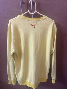 Puma Yellow Full Sleeve Tshirt