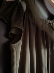 Olive Green Off-Shoulder Romper
