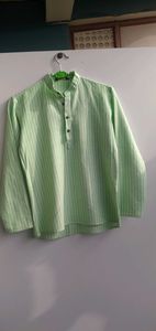 Striped Green Kurta