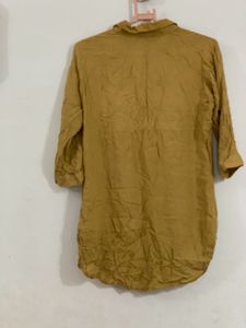 Mustard Button-Down Shirt