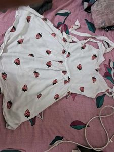 Strawberry Print Sundress