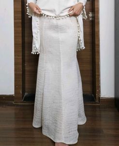 Off white Indo-western Lehenga 🤍✨️