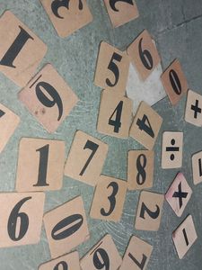 Maths Game Of Hard Cardboard