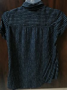 Striped Button-Down Shirt