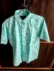 Stylish Green Printed Shirt
