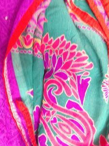 Vibrant Purple saree