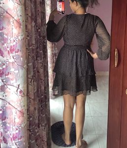 Chic Polka Dot Mini Dress