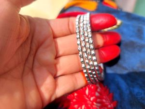 SILVER BANGELS