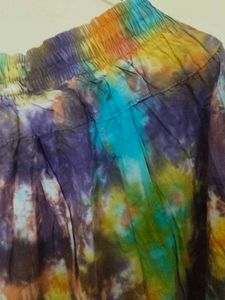 Tie-Dye Wide skirt