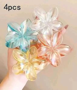 4 Pcs Flower Hair Claw Clips