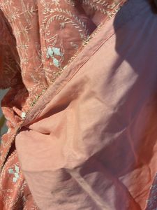 Pink Lucknowi skirt Set