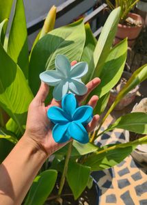 Matte Flower Claw Clip