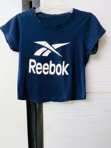 Reebok Cropped Tee - Navy