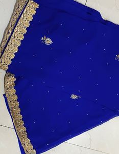Royal Blue Saree