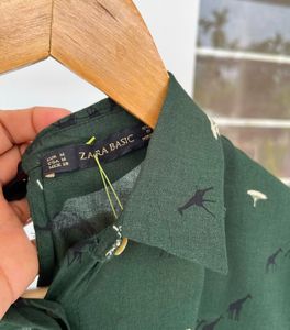 Zara Emerald Green Blouse