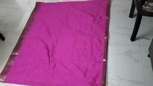 Beautiful Pink Silk Saree