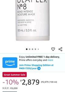 Olaplex No. 8 Bond Intense Moisture Mask