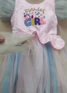 Party Wear Girls Dress - 3 To 4 Years