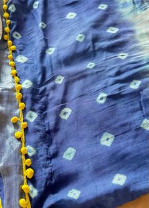 Hand Dyed Shibori Saree