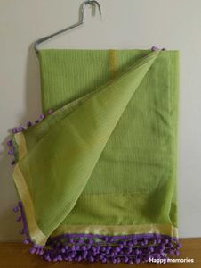 Gorgeous Lime Saree