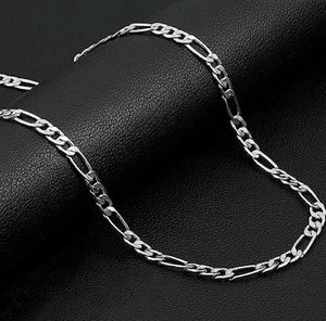 925 Silver Hallmark Tranding Figaro Chain  22&#34;inch