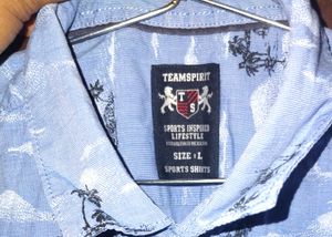 Tropical Print Short Sleeve Shirt