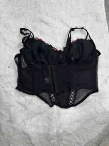 Black Floral Corset