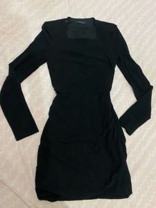 Black Bodycon Mini Dress