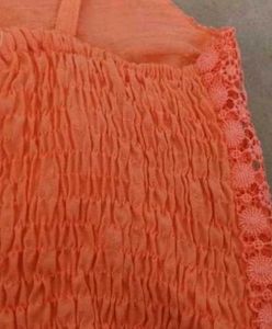 A Sleeveless V Neck Top