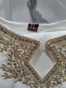 White Pakistani Stitched Suit