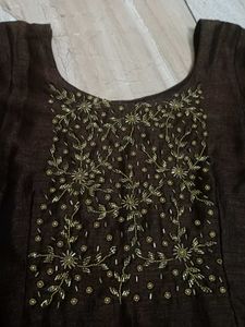 Kurta Set, Sandal And Hand Bag Combo