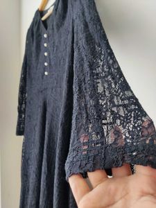 Korean Black Dress