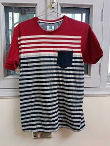 Striped T-Shirt with Pocket