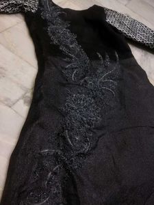 Party Wear Side Cut Gown