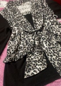 Leopard Print Cardigan