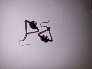 Unique Triangle Drop Earrings