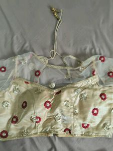 Embroidered Golden Blouse