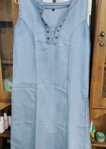 Denim Kurta