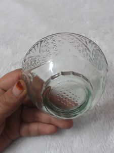 Yera Artistry 160 ml Glass Bowl Set of 1 Pcs, Eleg