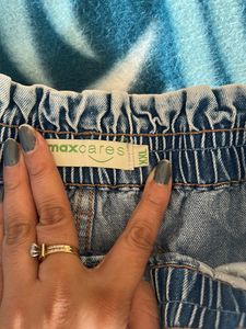 Branded Denim Jeans High Waist