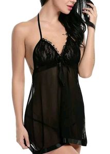 Black Lace Babydoll Lingerie
