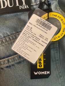 Flared Light Wash Denim Jeans