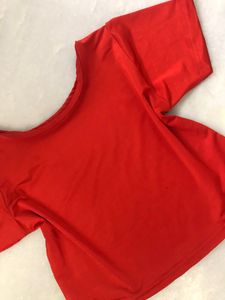 Red Crop Top