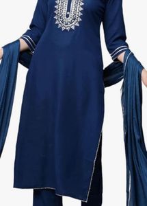 Navy Blue Suit Set