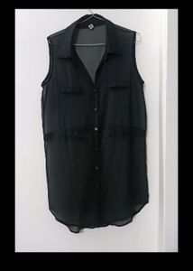 •  Pinteresty ~ Black Sheer Shirt
