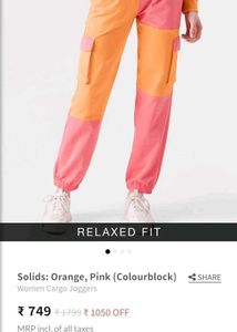 Colour Block Fun Track Pant For Women