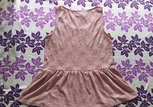 Zara Peach Beautiful Lace Top