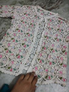 Crochet Floral Top